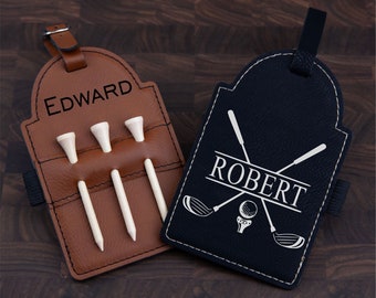 Golf Bag Tag - Personalized Golf Gifts for Men or woman - Custom Golf Accessories - Gifts for Dad - Gifts for Mom - Golf Gifts