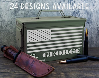 Gifts for  Military/ammunition can/Personalized ammo can/ammo box/groomsman ammo box/ammunition box/ ammo box