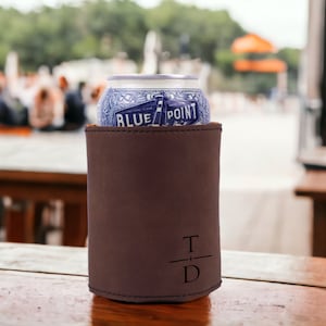 Groomsmen Can Cooler, Groomsmen Gifts Personalized, Engraved Can Cooler, Beer Can Holder, Groomsmen Proposal, Groomsman Gift Ideas image 5