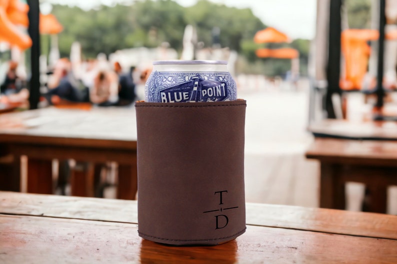 Groomsmen Can Cooler, Groomsmen Gifts Personalized, Engraved Can Cooler, Beer Can Holder, Groomsmen Proposal, Groomsman Gift Ideas image 5