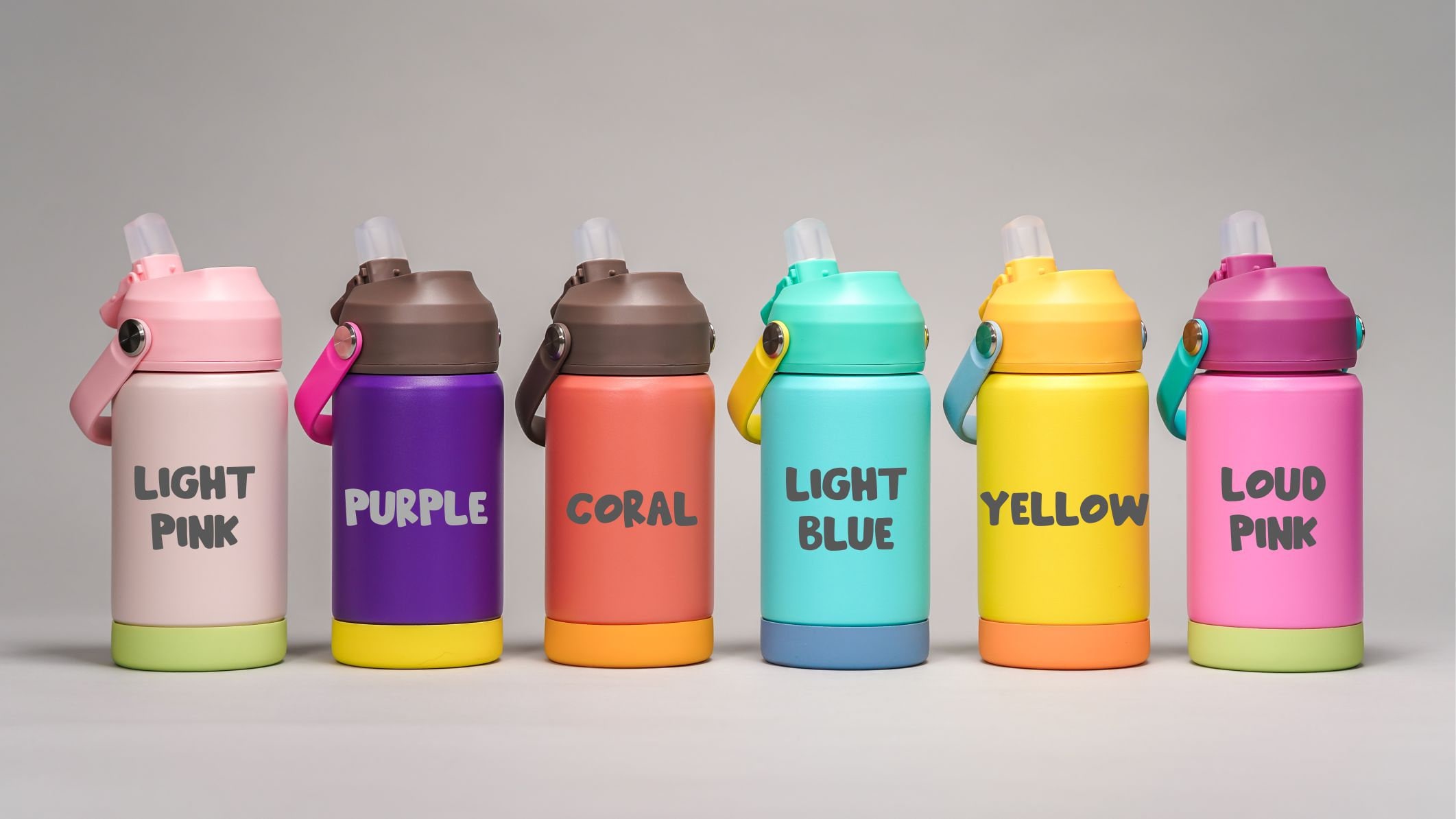 Personalized Kids Water Bottle with Straw – 12 oz Stainless Steel Tumbler – Custom Name Engraved – Gift for School, Camp, Daycare