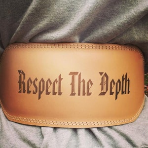 Personalized Weight Lifting Belt/ Weight Belt/Back Support Belt image 5