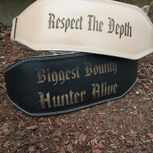 Personalized Weight Lifting Belt/ Weight Belt/Back Support Belt