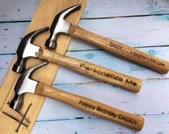 Hammer/Engraved Hammer with Custom Message/Personalized Hammer/Custom Hammer/16 oz. Hammer