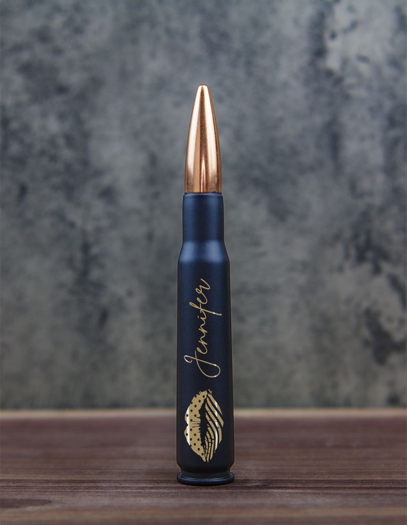 Groomsmen Gifts Engraved Black .50 Caliber Bullet Bottle Opener Personalized Father of the Bride Gift Father of the Groom Gift Best Man image 6