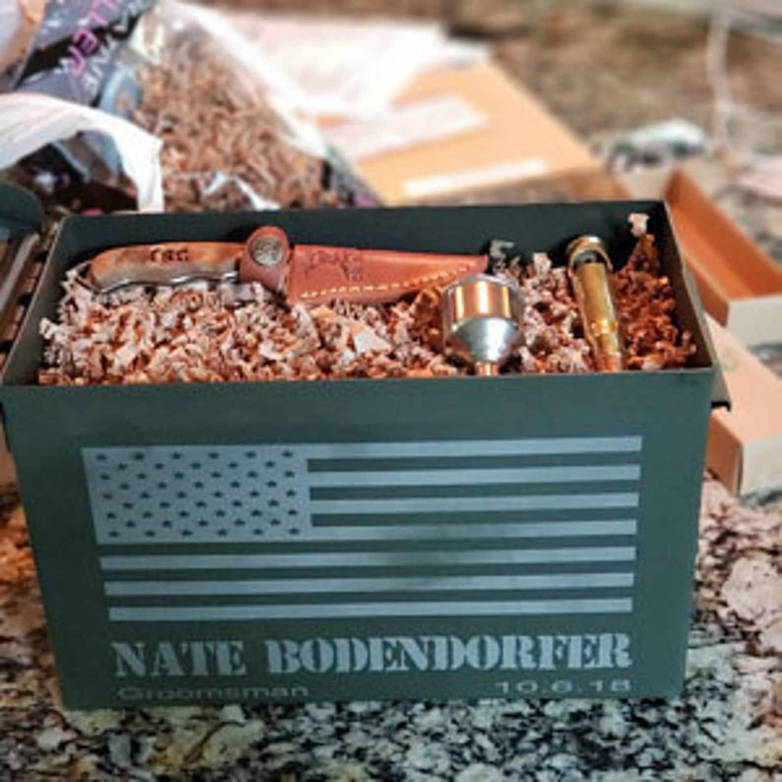 Personalized ammo box/Gift for Dad/Fathers Day Gift/ammunition Etsy