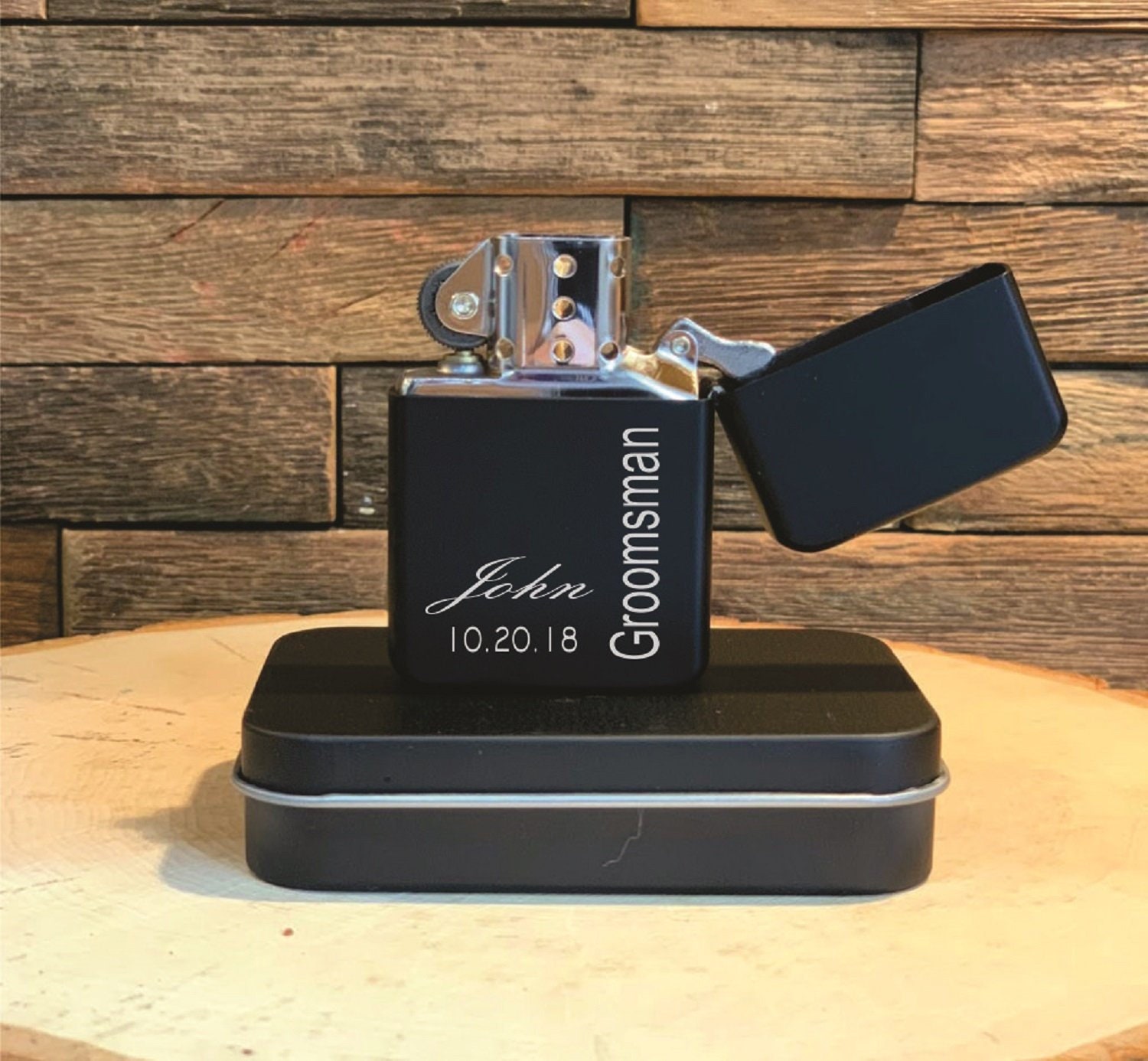 Personalized Black Engraved Lighter custom lighter engraved Etsy