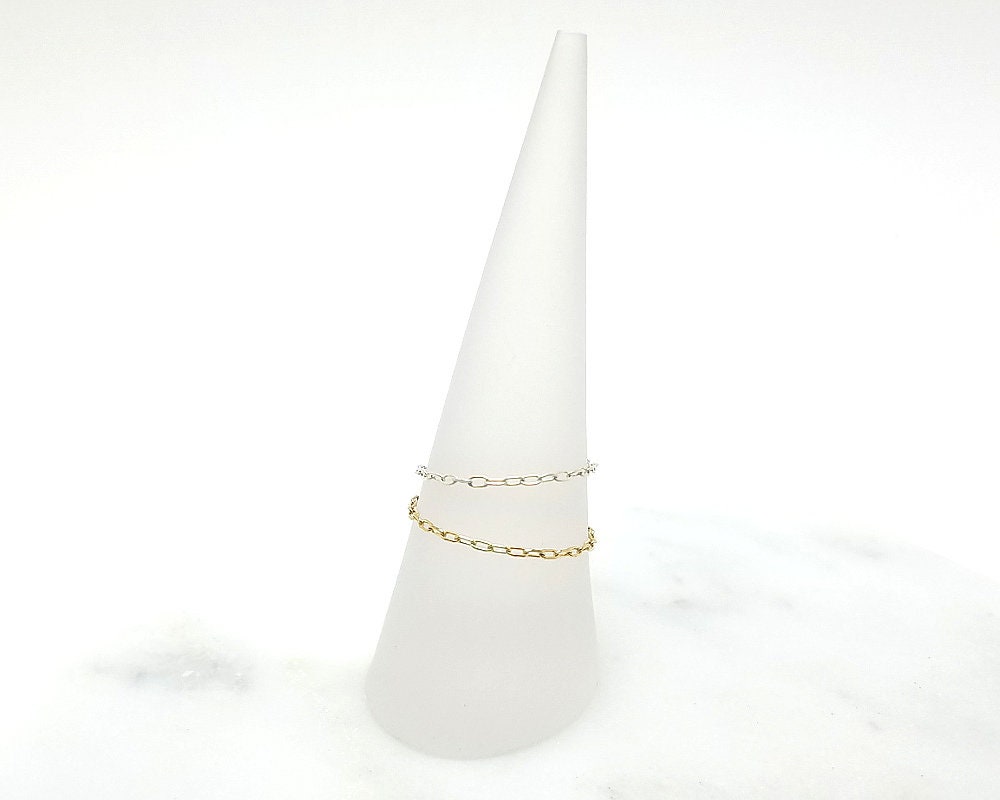 STG SILVER chain ring