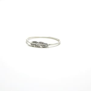Federring - Sterling Silber Ring - Flügel