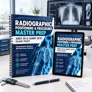Radiographic Positioning Study Guide, ARRT R Exam Prep, 200 Practice Questions (Digital Download)