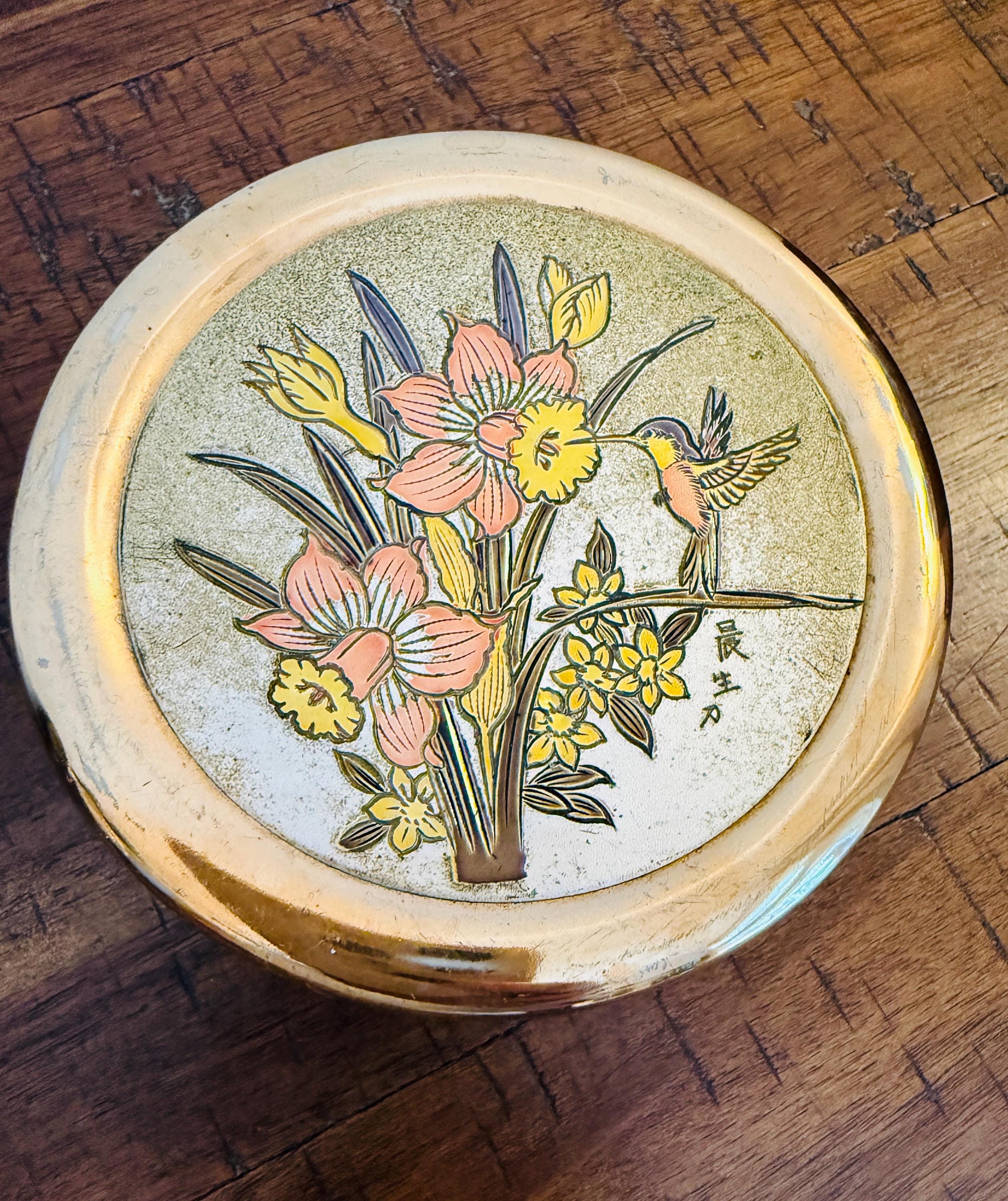 Chokin Jewellery Box - Etsy
