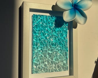 Pintura de resina de laguna
