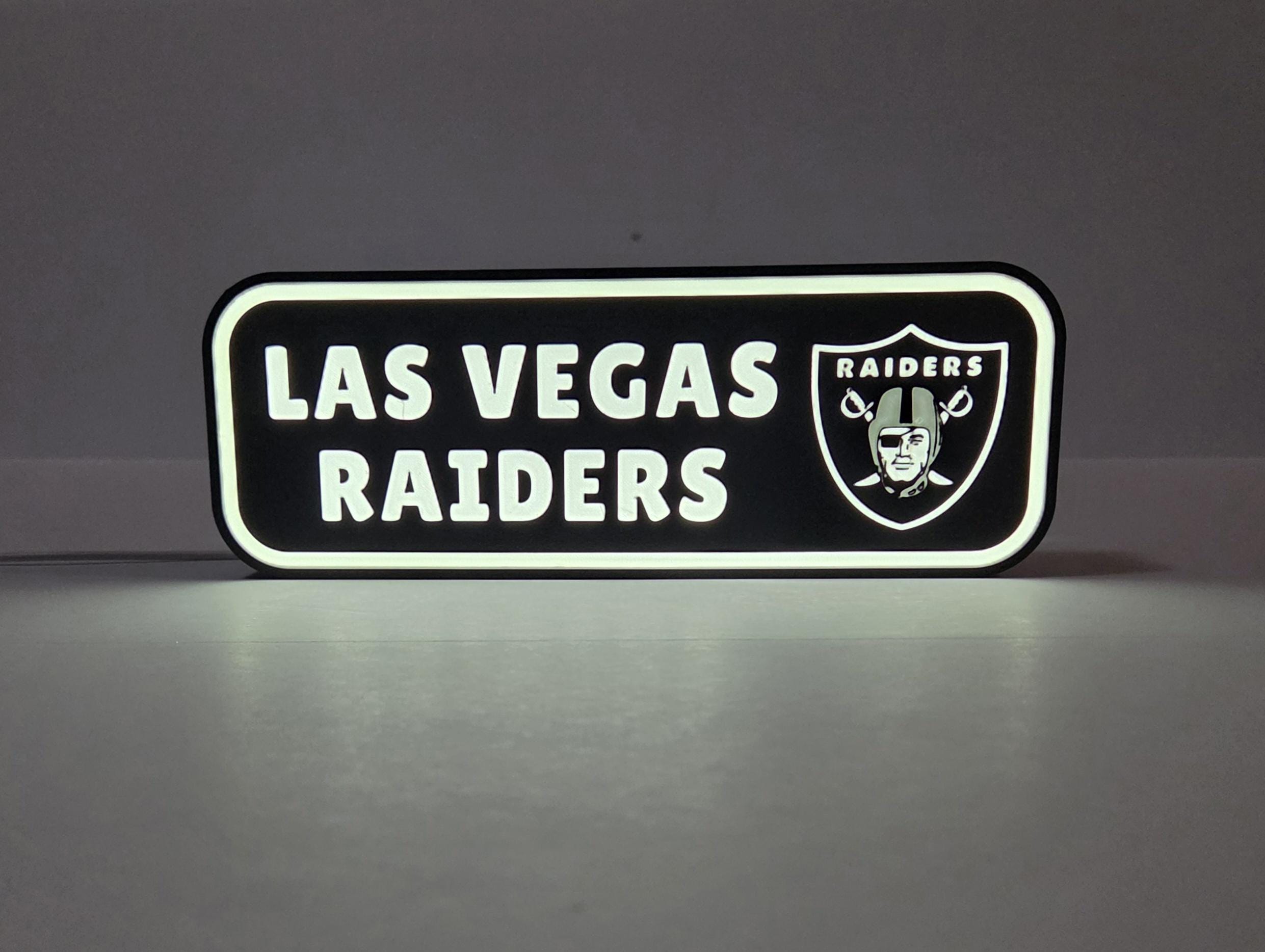 Raiders Logo Sign - Etsy