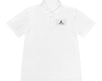 Chaotic Good Wizard Hat Polo | Men's Sport Polo Shirt, D&D Magic Emblem