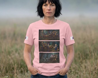 JeffWiz Wizard Woods Witch Story board Unisex Jersey Short Sleeve Tee