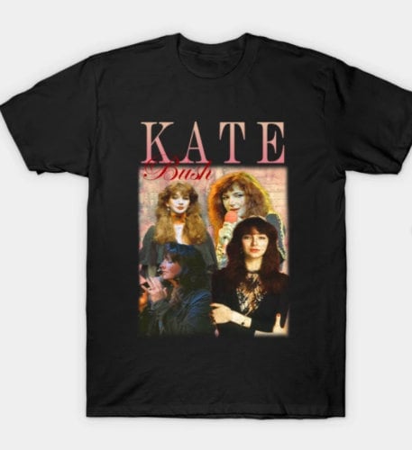 Kate Bush Chiens D'amour Musique Unisexe Hommes Femmes Cool Cadeau Rétro T-shirt - Foto 4