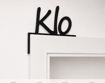 Personalized door sign with name | Door nameplate | Children's room door sign | Office door sign | Modern door sign | Housewarming gift