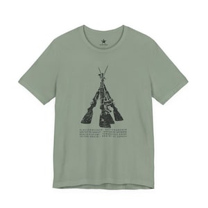 Soviet Bloc Brotherhood Rifle Stack T-Shirt — Warsaw Pact Shirt