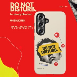 Do Not Disturb collage face phone case | Tough Cases