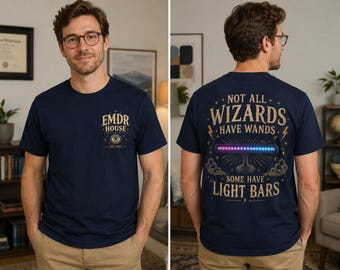 EMDR Therapist Shirt, Wizard Therapist Tee, Magical Therapist Gift, EMDR Therapy Shirt, Trauma Therapist Shirt, Therapist Gift