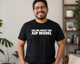 Ask Me About the AIP Model Shirt | EMDR Therapist T-Shirt | Conference Shirt | Trauma Therapist Gift | Therapist Apparel
