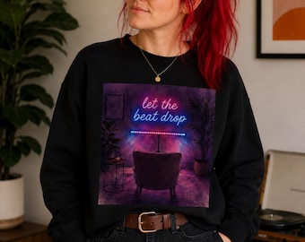 Let the Beat Drop EMDR Sweatshirt | EMDR Therapist Gift | Trauma Therapist Merch | Therapist Crewneck | EMDR Therapy Shirt