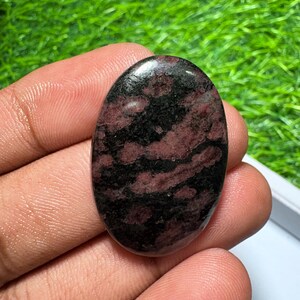 Ruby Fall Cabochon Natural Ruby Fall Cabochon Loose Gemstone For Making Jewellery  [ 31 Cts. 33x22 mm] E-90