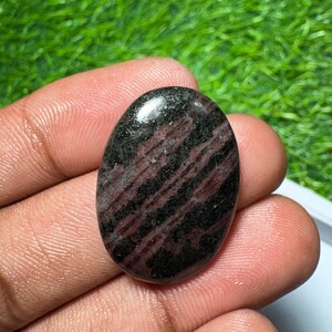 Rubin-Fall-Cabochon, natürlicher Rubin-Fall-Cabochon, loser Edelstein zur Schmuckherstellung [23 ct, 28 x 20 mm] E-90