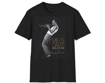 Miles Davis trumpet photo T-Shirt | Jazz musician graphic tee