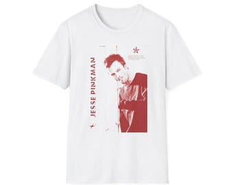 Jesse Pinkman typography T-Shirt | red graffiti