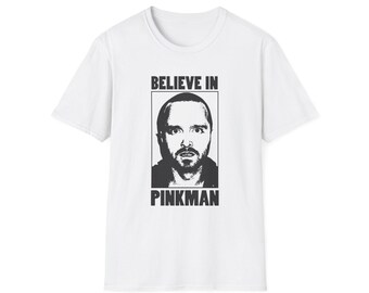 Believe In Pinkman T-Shirt | Breaking Bad Jesse Pinkman Portrait