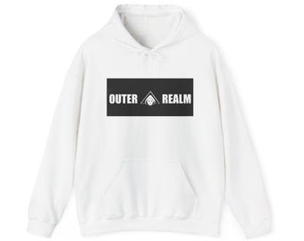 Outer Realm logo Hooded Sweatshirt | occult key artwork hoodie