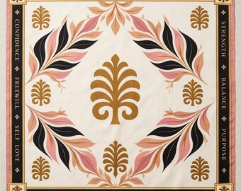 Old-Lay Lay’s Aya Silk Rose Legacy Scarf