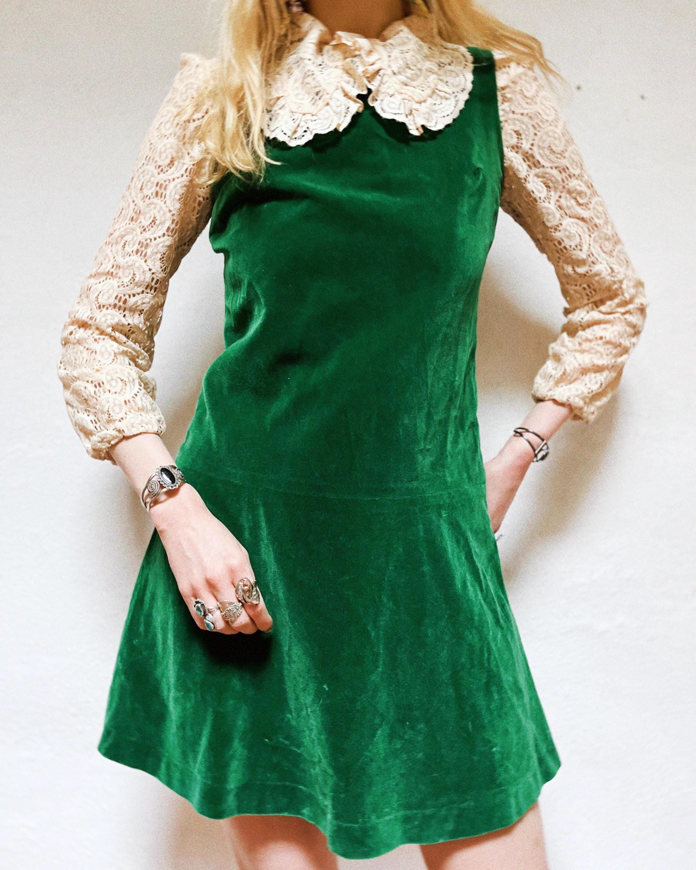 green 60's dress 1960s Emilio Pucci Green and Red Cashmere/silk blend printed Shift Dress-size 6