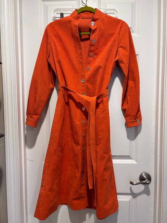 Vintage Vera Maxwell UltraSuede Long Jacket.