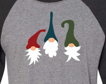 Gnomes-christmas-print and cut files-jpg, png, svg, dxf