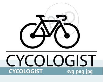CYCOLOGIST-Cut ou print file-Includes svg, png, and jpg
