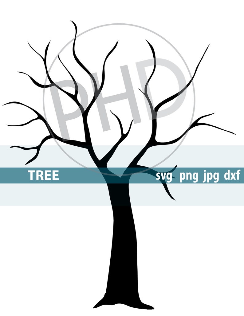 TREE-cut and print files-svg png jpg dxf | Etsy