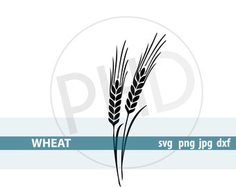 Wheat cut and print file-svg, jpg, png, dxf