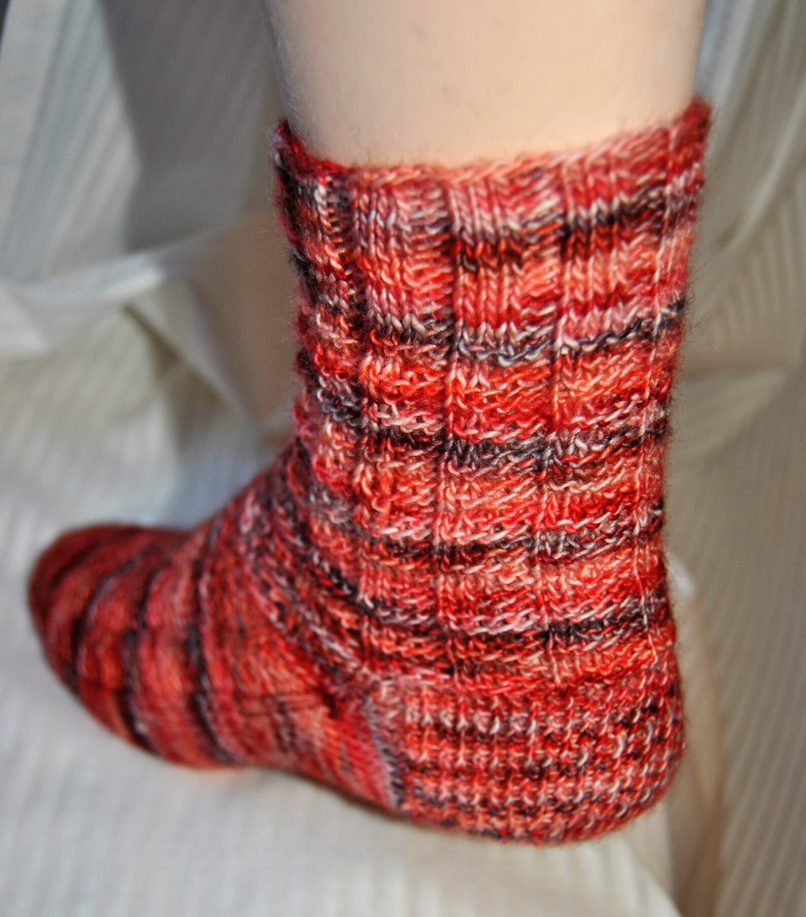 Beautiful handknitted socks in ladder design with a 2 Etsy
