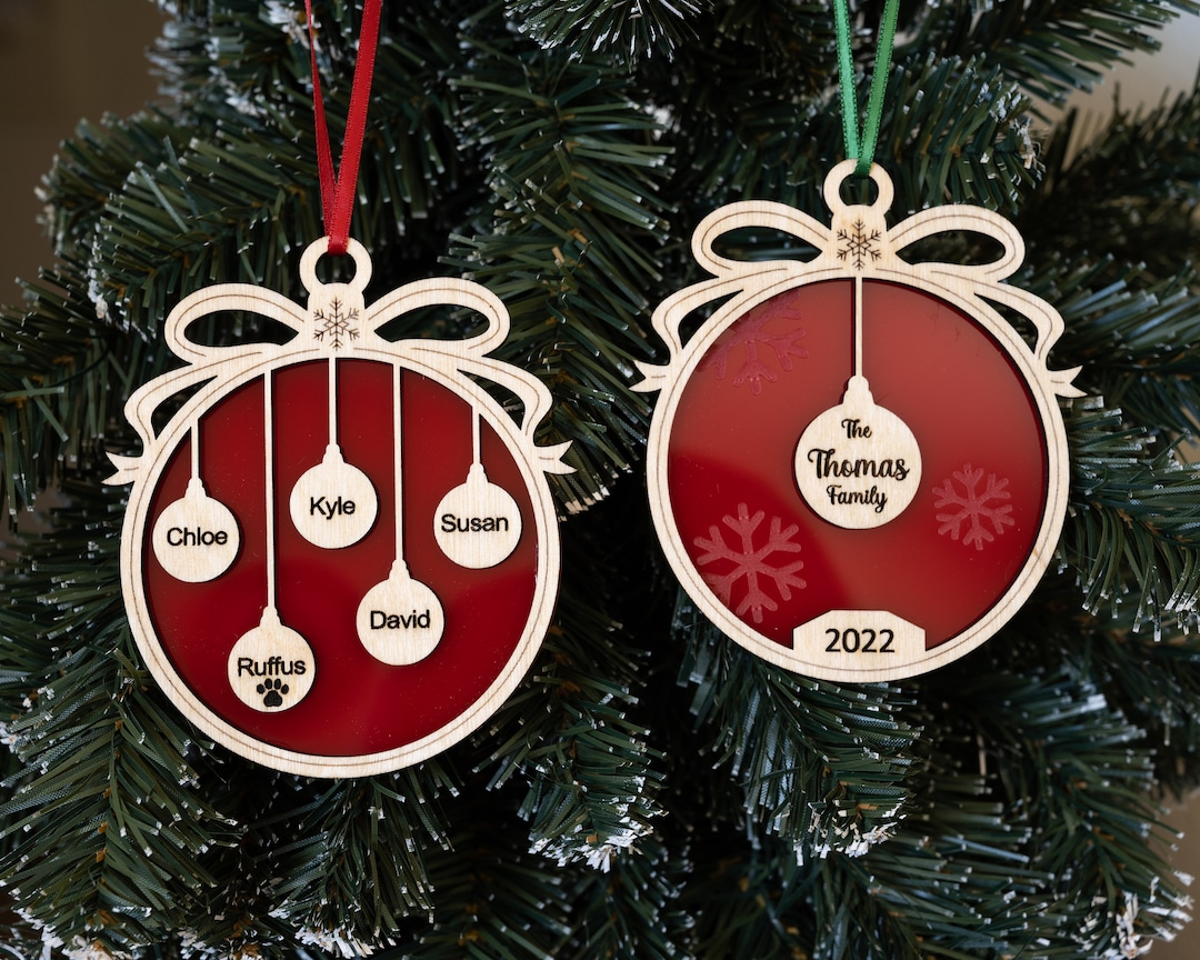 Personalized Name Christmas Ornament Individual Name Ornament Christmas