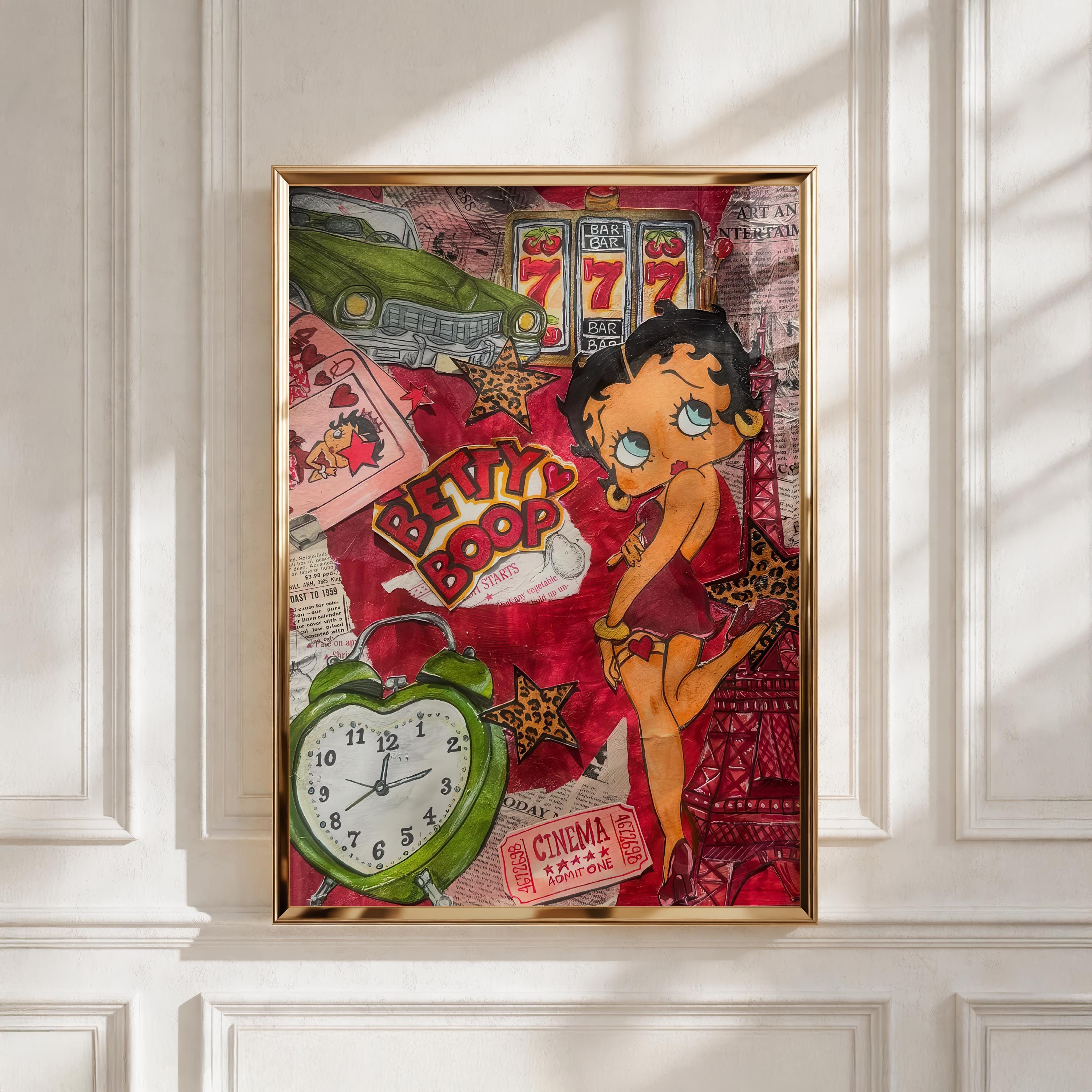 Betty boop poster - Etsy 日本