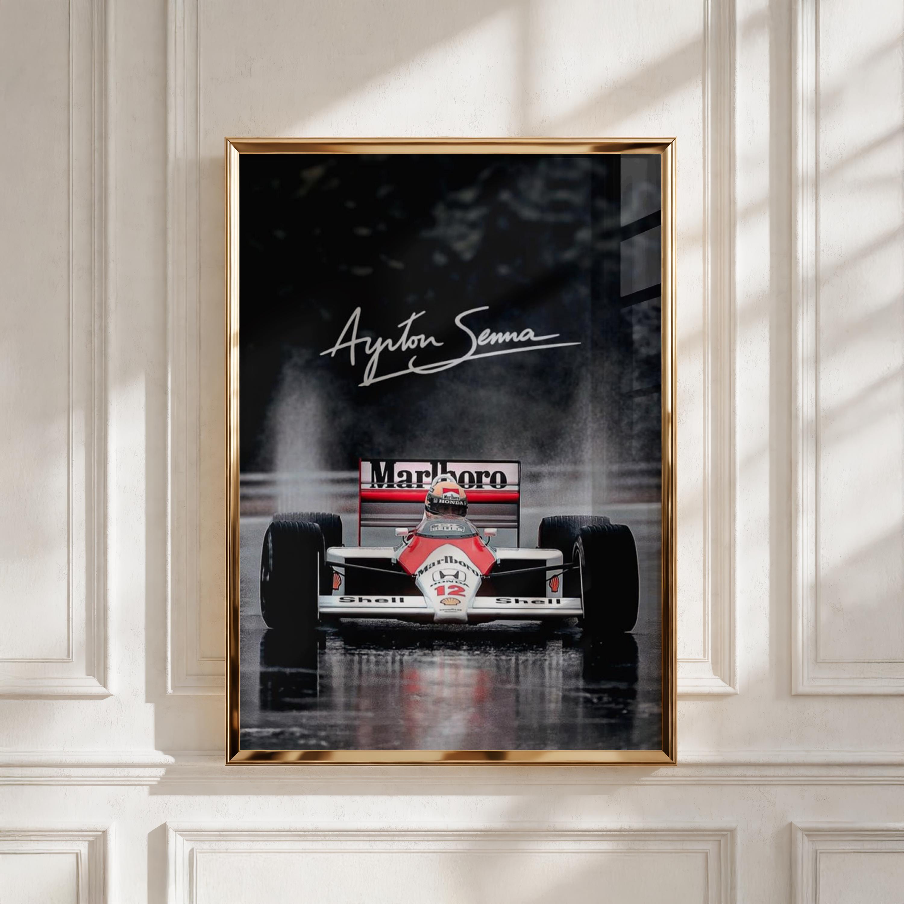 Ayrton senna poster - Etsy 日本