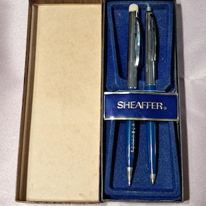 SHEAFFER ヴィンテージ シャープペンシル + ペン　セット Sheaffer Vintage Pen and Pencil Set - Etsy