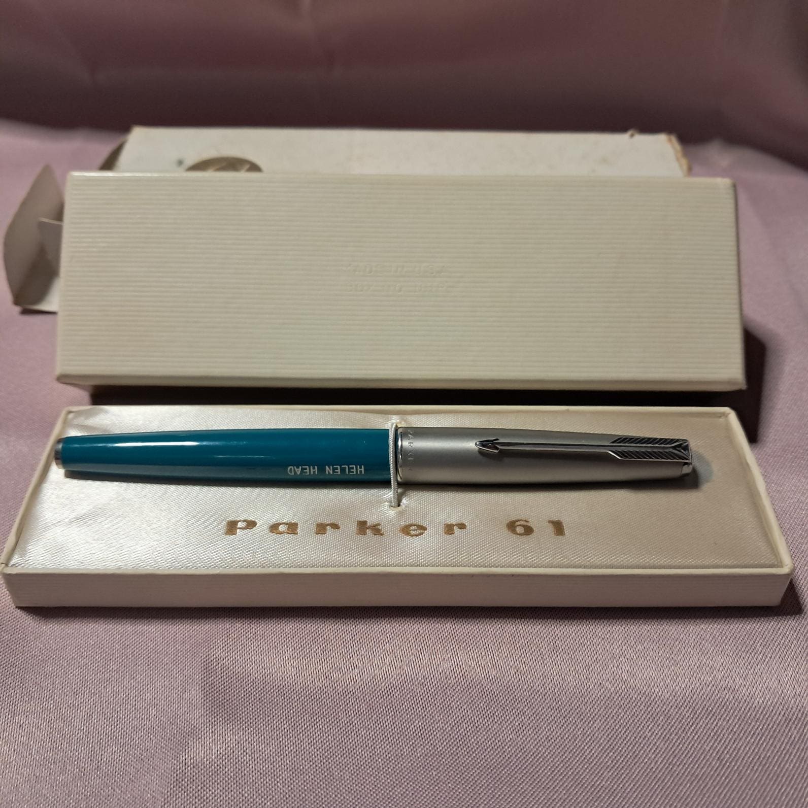 VINTAGE PARKER 万年筆などの筆箱 Parker Pen Vintage Box - Etsy