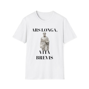 Ars Longa Vita Brevis T-Shirt | Classical Philosophy Bust Tee