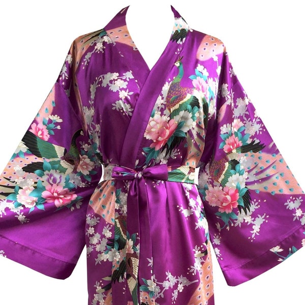 Long Kimono Robe Etsy