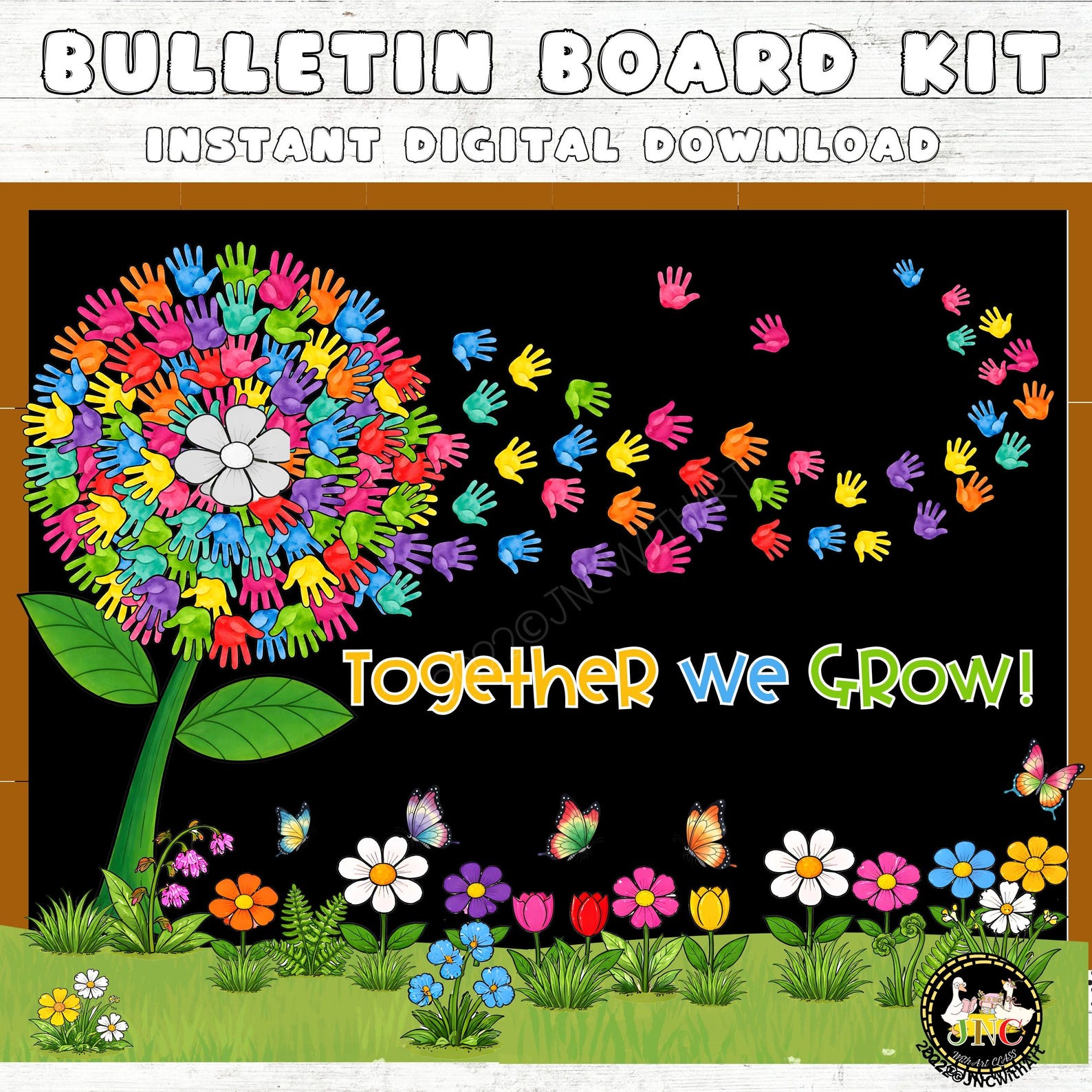 Seed of Kindness Bulletin Board Kit | Spring Classroom Decor | Editable ...