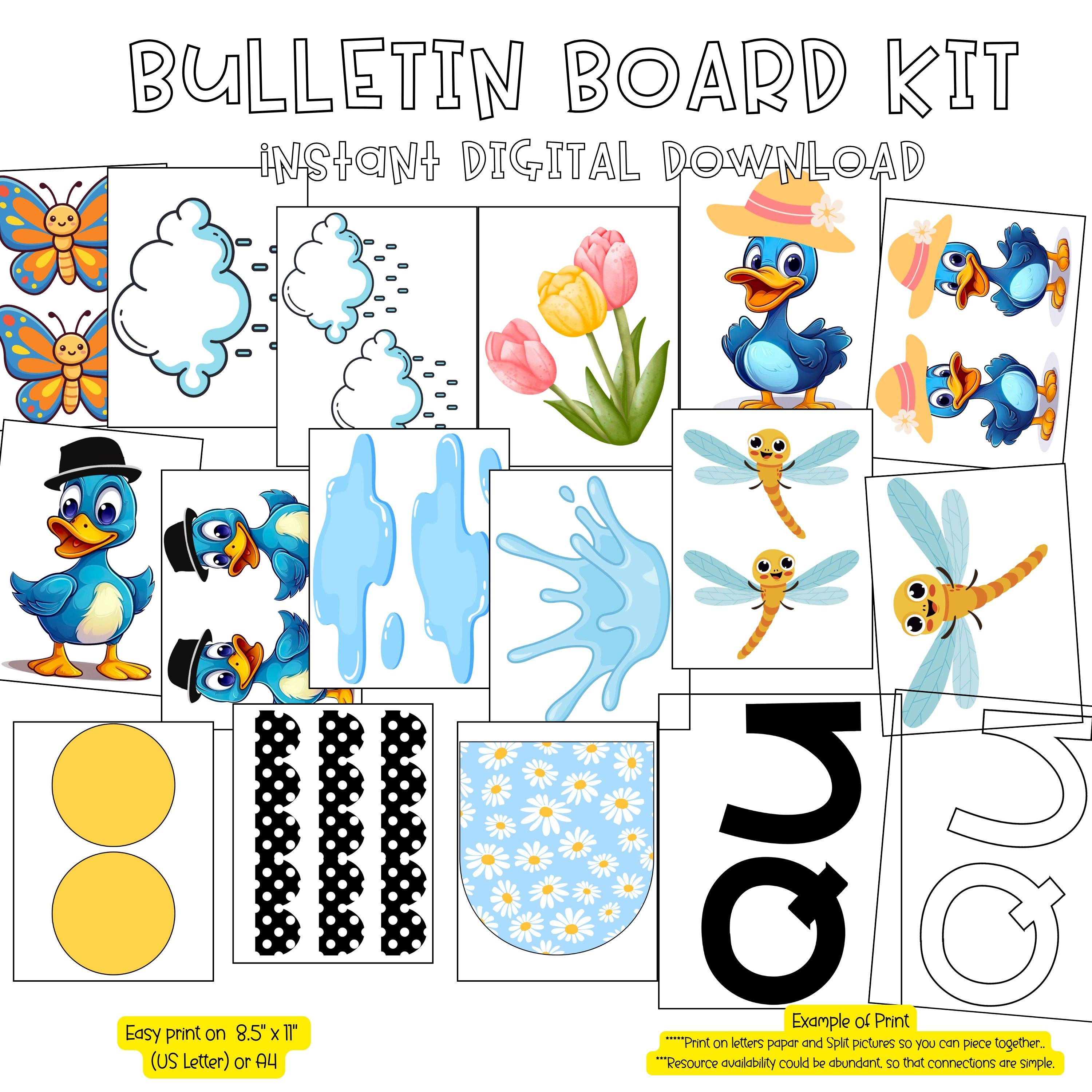 Quack Quack Spring Bulletin Board Kit | Duck Classroom Decor | April ...