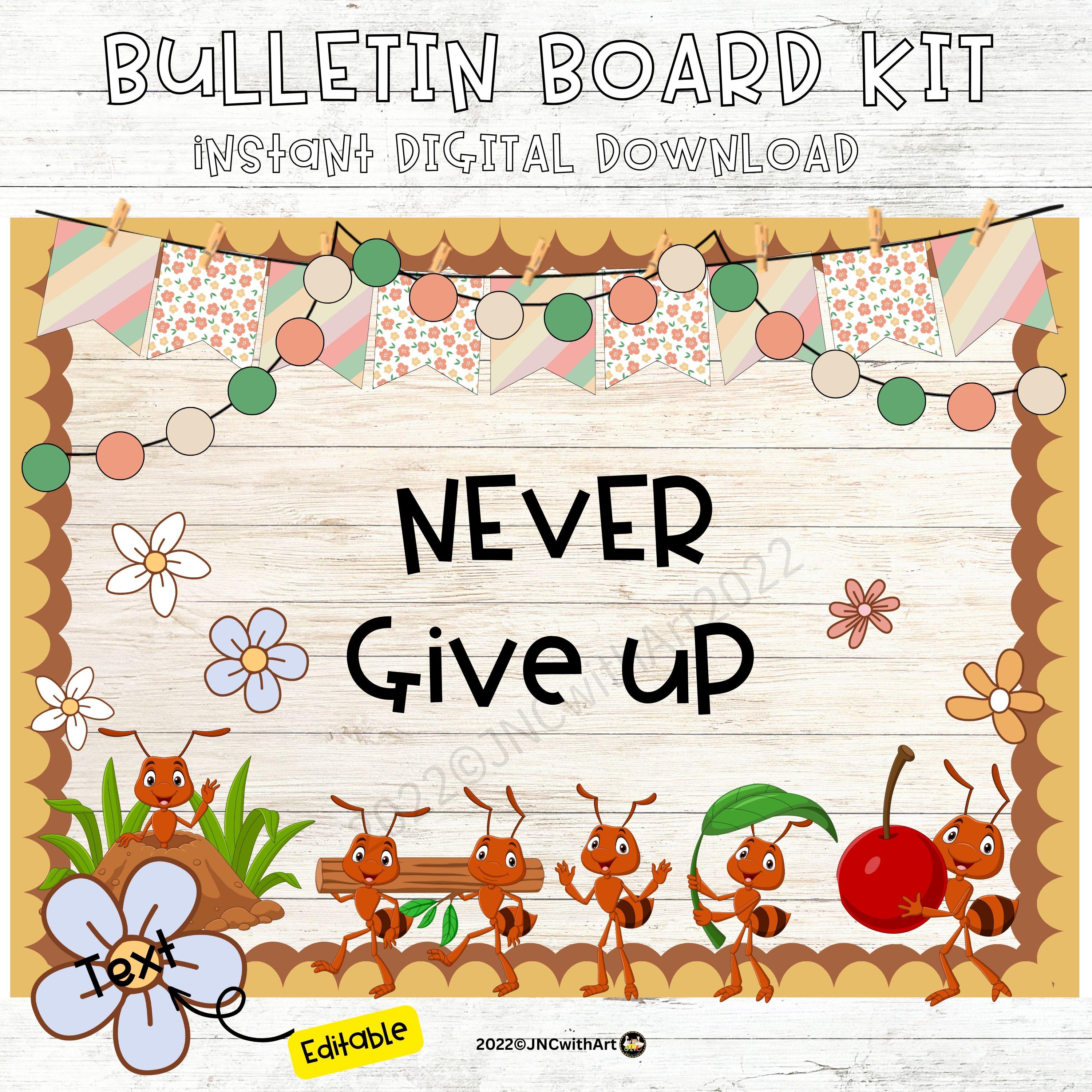 Marching Into Spring Bulletin Board Kit | Ant Theme Classroom Decor ...